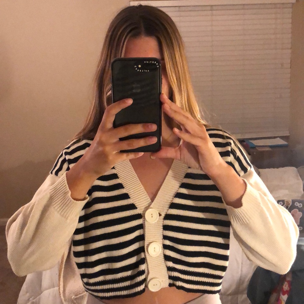 Thrifted cropped sweater